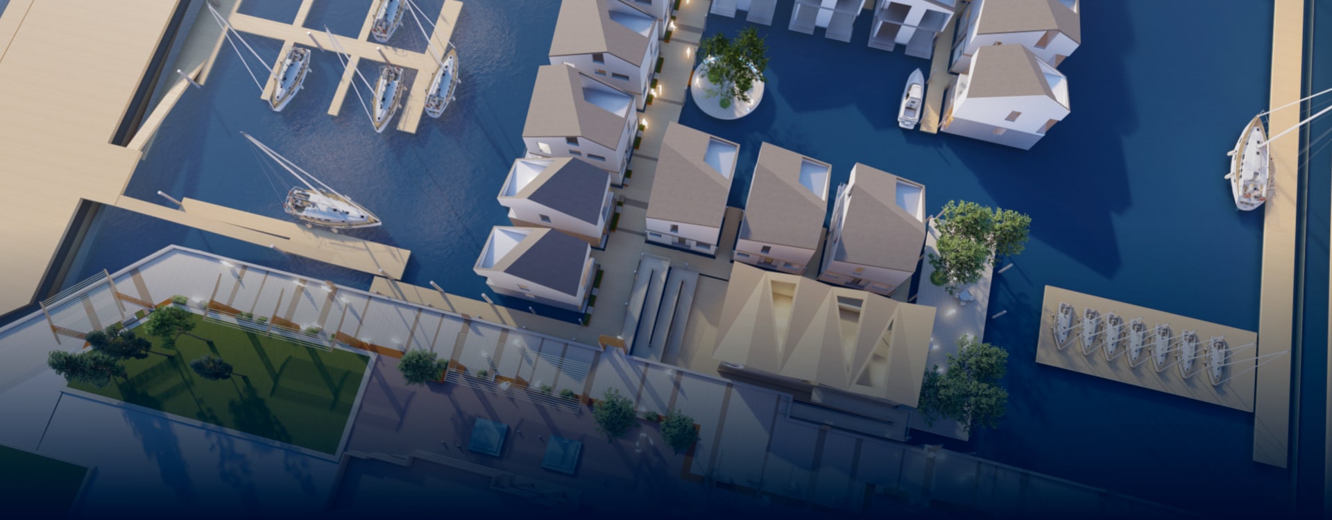 NAVY BLUE - BOSTON'S FIRST FLOATING MARINA COMMUNITY